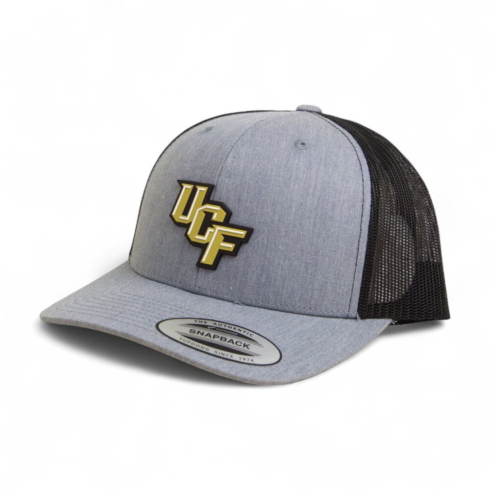 UCF Knights YP Snapback Hat- Heather Grey/ Black